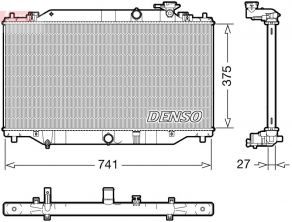 Denso DRM44049 - Chladič vody