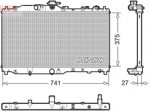 Denso DRM44050 - Chladič vody