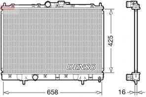 Denso DRM45051 - Chladič vody