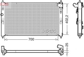 Denso DRM45053 - Chladič vody