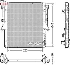 Denso DRM45055 - Chladič vody