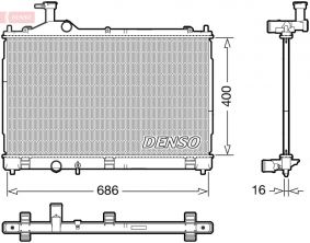 Denso DRM45056 - Chladič vody