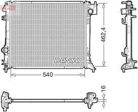 Denso DRM46062 - Chladič vody