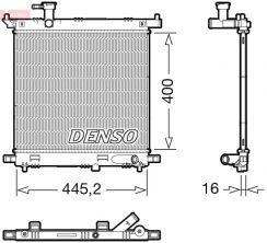 Denso DRM46066 - Chladič vody