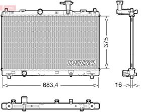 Denso DRM47038 - Chladič vody