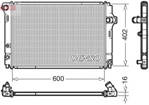 Denso DRM50089 - Chladič vody