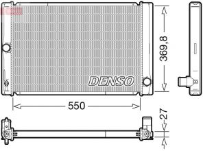 Denso DRM50123 - Chladič vody