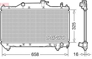 Denso DRM50131 - Chladič vody