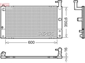 Denso DRM50133 - Chladič vody