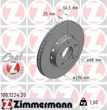 Zimmermann 100.1224.20 - Brzdový kotúč -