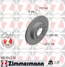 Zimmermann 100.1243.20 - Brzdový kotúč -