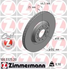 Zimmermann 100.3325.20 - Brzdový kotúč -