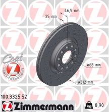 Zimmermann 100.3325.52 - Brzdový kotúč -