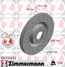 Zimmermann 100.3326.52 - Brzdový kotúč -