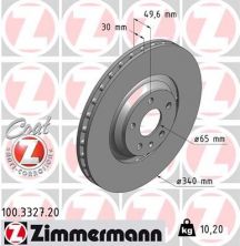 Zimmermann 100.3327.20 - Brzdový kotúč -