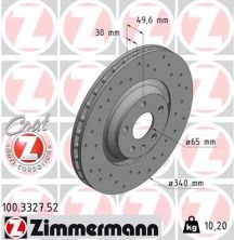 Zimmermann 100.3327.52 - Brzdový kotúč -