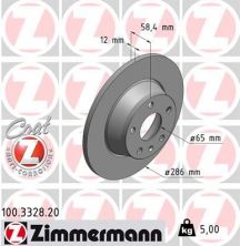 Zimmermann 100.3328.20 - Brzdový kotúč -