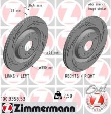 Zimmermann 100.3358.53 - Brzdový kotúč -