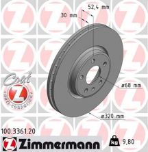 Zimmermann 100.3361.20 - Brzdový kotúč -