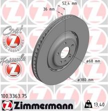 Zimmermann 100.3363.75 - Brzdový kotúč -