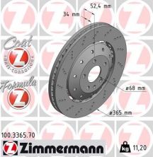 Zimmermann 100.3365.70 - Brzdový kotúč -