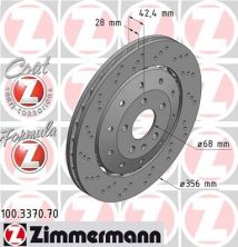 Zimmermann 100.3370.70 - Brzdový kotúč -