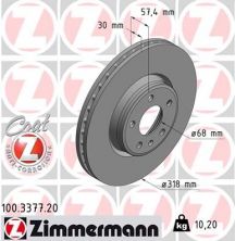 Zimmermann 100.3377.20 - Brzdový kotúč -