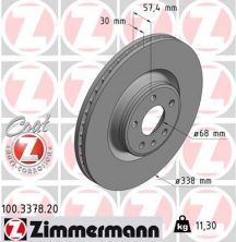 Zimmermann 100.3378.20 - Brzdový kotúč -