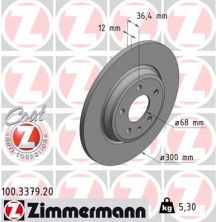 Zimmermann 100.3379.20 - Brzdový kotúč -