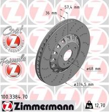 Zimmermann 100.3384.70 - Brzdový kotúč -