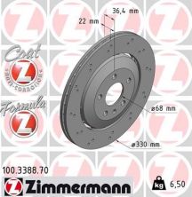 Zimmermann 100.3388.70 - Brzdový kotúč -