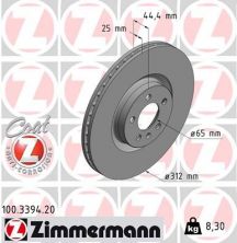 Zimmermann 100.3394.20 - Brzdový kotúč -