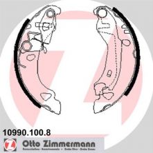 Zimmermann 10990.100.8 - Brzdové čeľuste -