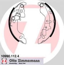 Zimmermann 10990.112.4 - Brzdové čeľuste -