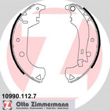 Zimmermann 10990.112.7 - Brzdové čeľuste -
