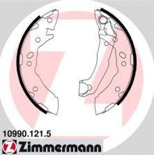 Zimmermann 10990.121.5 - Brzdové čeľuste -