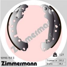 Zimmermann 10990.159.3 - Brzdové čeľuste -