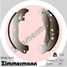 Zimmermann 10990.159.5 - Brzdové čeľuste -