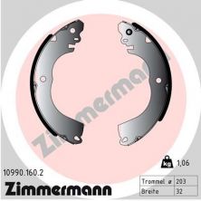 Zimmermann 10990.160.2 - Brzdové čeľuste -