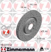 Zimmermann 110.2217.52 - Brzdový kotúč -