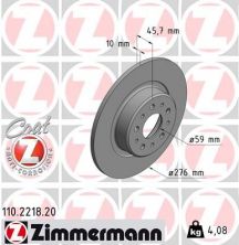 Zimmermann 110.2218.20 - Brzdový kotúč -
