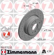 Zimmermann 150.1272.52 - Brzdový kotúč -