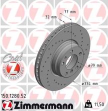 Zimmermann 150.1280.52 - Brzdový kotúč -