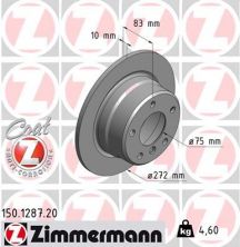 Zimmermann 150.1287.20 - Brzdový kotúč -