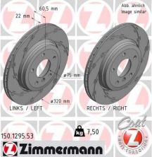 Zimmermann 150.1295.53 - Brzdový kotúč -