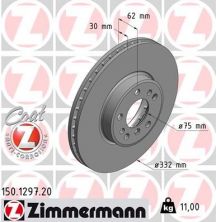 Zimmermann 150.1297.20 - Brzdový kotúč -