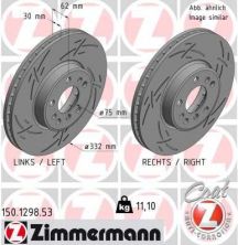 Zimmermann 150.1298.53 - Brzdový kotúč -