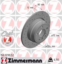 Zimmermann 150.1299.52 - Brzdový kotúč -