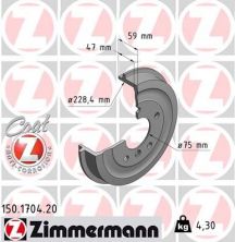 Zimmermann 150.1704.20 - Brzdový bubon -