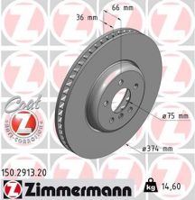 Zimmermann 150.2913.20 - Brzdový kotúč -